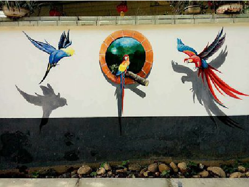 泰兴视觉错位-3D墙绘设计