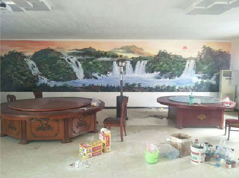 泰兴墙绘-写实风景