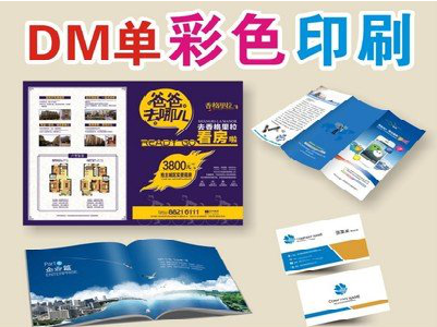 泰兴单页印刷，色彩搭配简单。